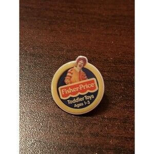 McDonald’s Ronald Fisher-Price‎ Toddler Toys Employee Lapel Hat Pin